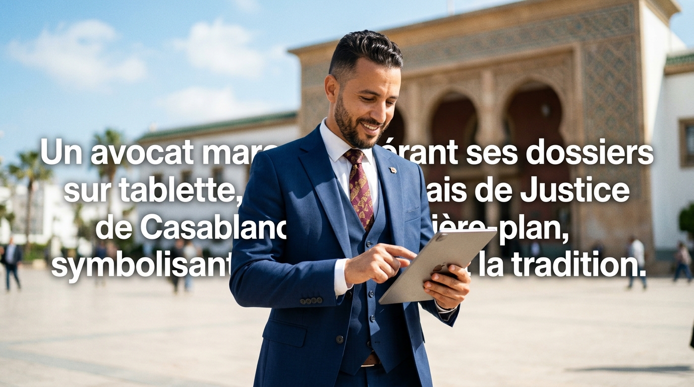 La synchronisation mobile et web : Gérez votre cabinet d'avocat marocain de partout, en toute sécurité