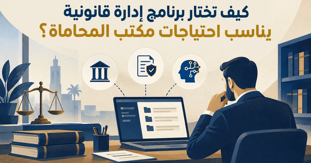 كيف تختار برنامج إدارة قانونية يناسب احتياجات مكتب المحاماة؟