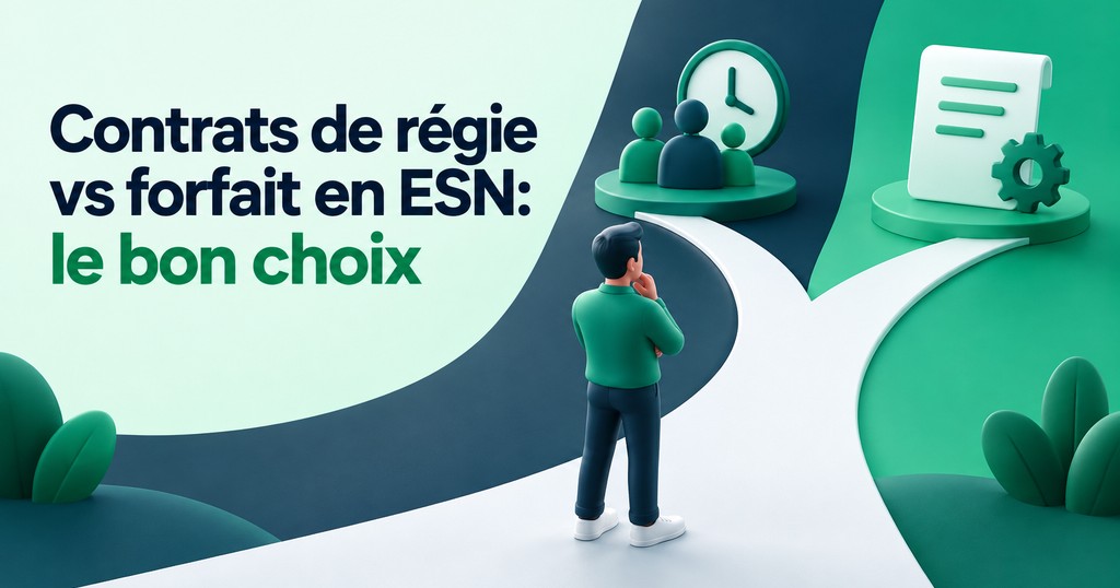Contrats de régie vs forfait en ESN: le bon choix